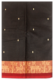 Chettinadu pure cotton Handloom saree with putta (30624A) - Sarees Swadeshi Boutique