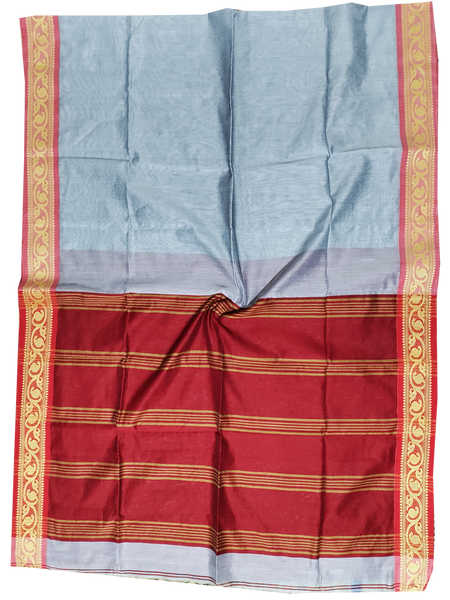 68076B - Silk Cotton saree with elegant border *New arrival*