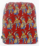 Kalamkari cotton Multipurpose Drawstring Backbag - 11008A - Accessories Swadeshi Boutique