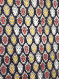Ikat handloom cotton Saree with a temple border with a Kalamkari blouse - 37008C * Sale 30% Off * - Sarees Swadeshi Boutique