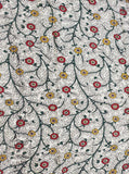 IKAT Handloom Cotton Saree with a beautiful temple border [magenta] - 37016A * Sale 50% Off * - Sarees Swadeshi Boutique