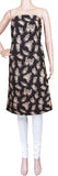 Kalamkari Cotton Salwar Tops/Kurti material with Hand Mudhra - Black(K26006A)*Kids Size - Intro Offer* - Swadeshi Boutique