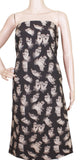 Kalamkari Cotton Salwar Tops/Kurti material with Hand Mudhra - Black(K26006A)*Kids Size - Intro Offer* - Swadeshi Boutique