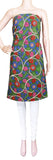 Kalamkari Cotton Salwar Tops/Kurti material with Flourals- Green(26129A) - Tops Swadeshi Boutique