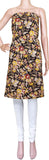 Kalamkari Cotton Salwar Tops/Kurti material with Parrots - Black(K26003A)*Kids Size - Intro Offer* - Swadeshi Boutique