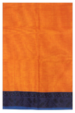 Chettinad Handloom cotton saree with musical Instruments and blouse (30560H) - Sarees Swadeshi Boutique
