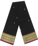 Chettinad handloom cotton saree with buta (30797A) - Sarees Swadeshi Boutique