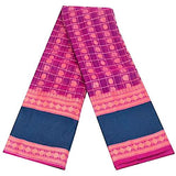 Chettinad handloom cotton saree with 1000 buta all over body - Magenta (30831A) - Sarees Swadeshi Boutique