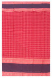 Chettinad handloom cotton saree with 1000 buta all over body - Red (30831B) - Sarees Swadeshi Boutique