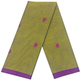 Chettinad handloom cotton saree with Buta all over body- Green (30873B)