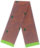 Chettinad handloom cotton saree with Buta all over body - Brown (30873F)