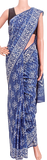 34369A - Batik cotton saree with a beautiful Attached blouse material * Sale 50% OFF * - Sarees Swadeshi Boutique