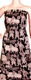 Kalamkari crepe Silk Salwar Tops/Kurti material-(36004D) *SALE 40% OFF* - Tops Swadeshi Boutique