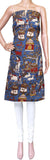 Kalamkari Crepe Silk Salwar Tops/Kurti material with Village theme -0 (36030A) *SALE 40% OFF* - Tops Swadeshi Boutique