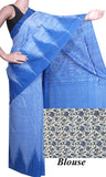 IKAT Handloom Cotton Saree with a beautiful temple border - 37039B - Swadeshi Boutique