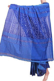 IKAT Handloom Cotton Saree with temple border & a matching Ikkat blouse - 37147C * Summer Offer Rs.100 Off * - Sarees Swadeshi Boutique
