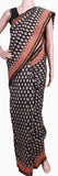 Chanderi Silk Saree pattern with Zari Border for all-time use (41047B) - Sarees Swadeshi Boutique