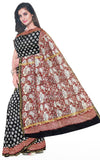 Chanderi Silk Saree pattern with Zari Border for all-time use (41047B) - Sarees Swadeshi Boutique
