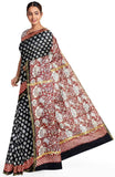 Chanderi Silk Saree pattern with Zari Border for all-time use (41047B) - Sarees Swadeshi Boutique