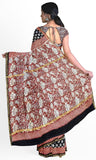 Chanderi Silk Saree pattern with Zari Border for all-time use (41047B) - Sarees Swadeshi Boutique