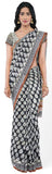 Chanderi Silk Saree pattern with Zari Border for all-time use (41056C) - Sarees Swadeshi Boutique