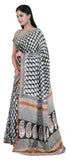 Chanderi Silk Saree pattern with Zari Border for all-time use (41056C) - Sarees Swadeshi Boutique