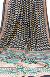 Chanderi Silk Saree pattern with Zari Border for all-time use (41081A) - Sarees Swadeshi Boutique