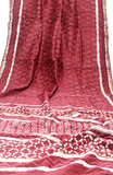 Chanderi Silk Saree pattern with Zari Border for all-time use (41158A) - Sarees Swadeshi Boutique
