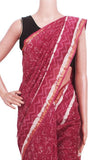 Chanderi Silk Saree pattern with Zari Border for all-time use (41158A) - Sarees Swadeshi Boutique