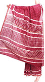 Chanderi Silk Saree pattern with Zari Border for all-time use (41158A) - Sarees Swadeshi Boutique