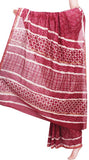 Chanderi Silk Saree pattern with Zari Border for all-time use (41158A) - Sarees Swadeshi Boutique