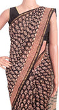 Chanderi Silk Saree pattern with Zari Border for all-time use (41176A) - Sarees Swadeshi Boutique