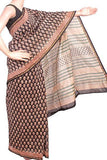 Chanderi Silk Saree pattern with Zari Border for all-time use (41176A) - Sarees Swadeshi Boutique