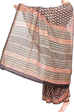 Chanderi Silk Saree pattern with Zari Border for all-time use (41176A) - Sarees Swadeshi Boutique
