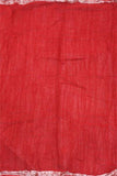 Cotton Linen Saree with silver zari border - 47034A - Sarees Swadeshi Boutique