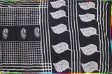 Batik Cotton Saree With Blouse Piece & Stitched Side Colorful Pompom Lace- cotton (49036A) * New arrival * - Sarees Swadeshi Boutique