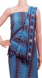 Ikat Cotton Salwar set material - 83068A (3 pc - Tops, Bottom & Dhuppatta) - Chudi Swadeshi Boutique