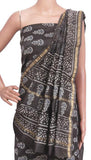 Chanderi silk with Batik print (Bottom & Tops) + Chanderi Dhuppatta - Salwar Set (3 piece material) - 52116A - Chudi Swadeshi Boutique