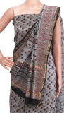 Chanderi silk with Batik print Salwar Set (3 Piece material - Bottom , Tops & Dhuppatta) - 52145A - Chudi Swadeshi Boutique