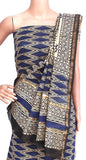 Chanderi silk with Batik print Salwar Set (3 Piece material - Bottom , Tops & Dhuppatta) - 52202A - Chudi Swadeshi Boutique
