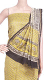Chanderi silk with Batik print Salwar Set (3 Piece material - Bottom , Tops & Dhuppatta) - 52214A - Chudi Swadeshi Boutique