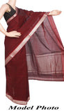 53001A - Mangalagiri Silk Cotton Saree with Zari Border *Exclusive Collection* - Sarees Swadeshi Boutique