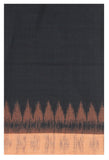 Ikkat Blouse material - Handloom Cotton with temple Design- [55072A] - Blouse Swadeshi Boutique