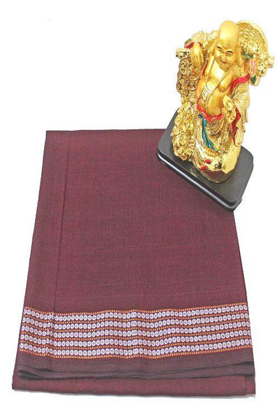 Ikkat Blouse material - Handloom Cotton with Beautiful Design-Blue [55084B] - Blouse Swadeshi Boutique