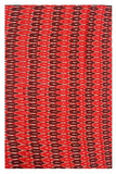 Ikkat Blouse material - Handloom Cotton with self design - Red & Maroon [55136A] - Blouse Swadeshi Boutique