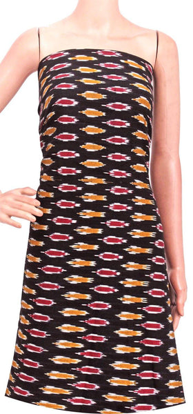 Ikat handloom Cotton Salwar Tops/Kurti material - (56083A) - Tops Swadeshi Boutique