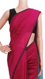 Silk Cotton plain saree with vibrant color combination - 61021A (** Summer Offer Rs.200 OFF) - Sarees Swadeshi Boutique