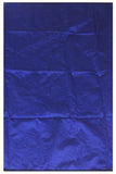Silk Cotton plain saree with vibrant color combination and pompom lace in pallu- 61025A - Sarees Swadeshi Boutique