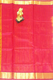 Kanchipuram Pure Silk cotton sarees with Fancy Golden Border - (64073A) - Sarees Swadeshi Boutique