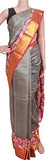 64504A - Mangalagiri Pure Silk cotton sarees with Pochampalli Fancy Golden Border - Sarees Swadeshi Boutique